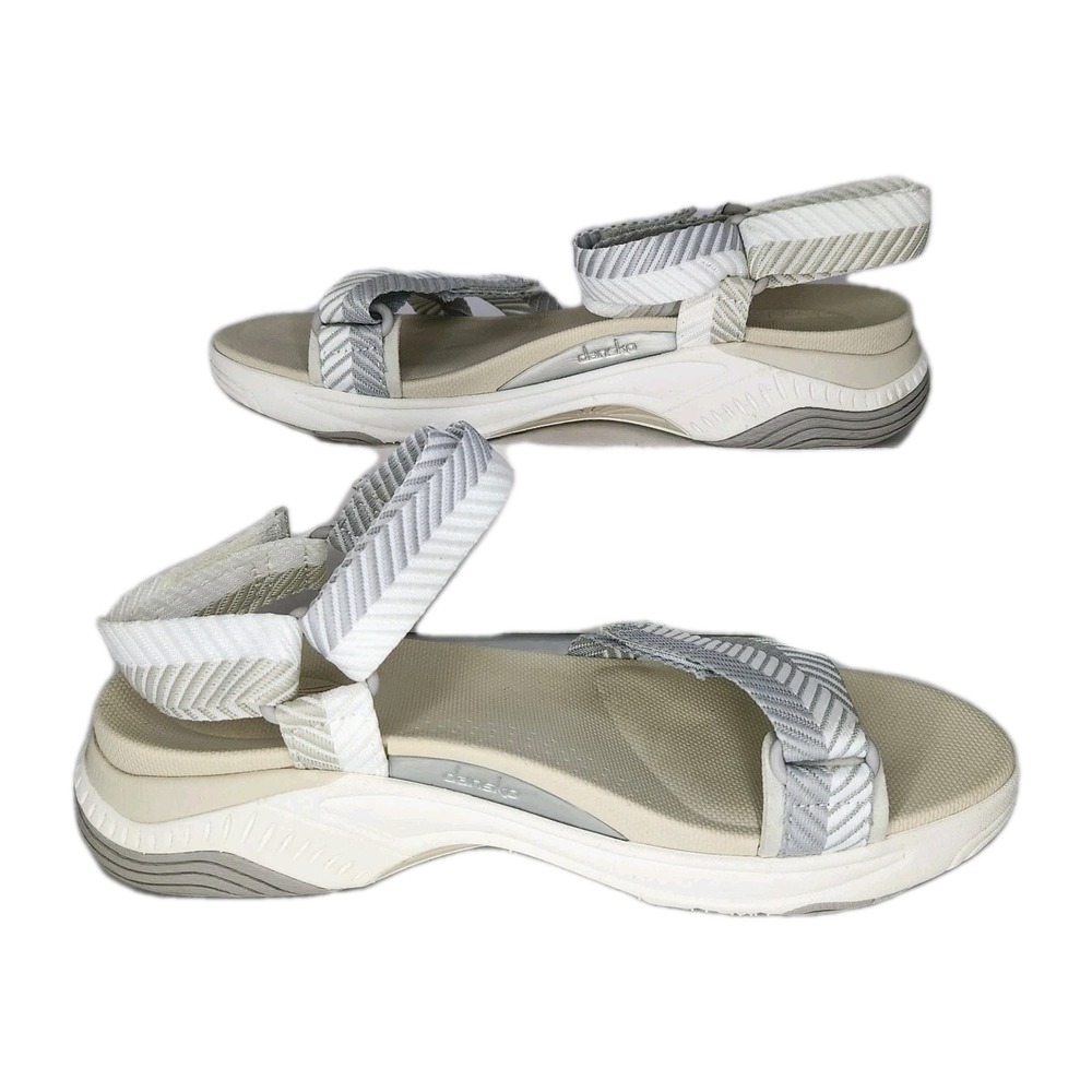Dansko Racquel Sand Herringbone Sandal Slingback Women's 41 ( 10-10.5) Outdoors - Picture 3 of 7